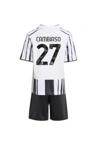 Juventus Andrea Cambiaso #27 Babyklær Hjemme Fotballdrakt til barn 2025-26 Korte ermer (+ Korte bukser)